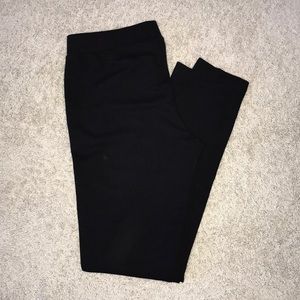 LOFT thick black leggings Size M